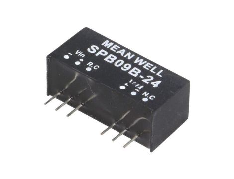Przetwornica DC/DC, 9W, Uwej: 18...36 VDC, Uwyj: 24 VDC, Iwyj: 0...375mA SPB09B-24