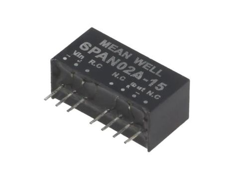 Przetwornica DC/DC, 2W, Uwej: 9...18 VDC, Uwyj: 15 VDC, Iwyj: 0...134mA SPAN02A-15