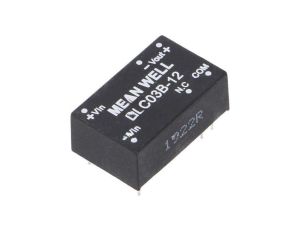 Przetwornica DC/DC, 3W, Uwej: 18...36 VDC, Uwyj: 12 VDC DLC03B-12