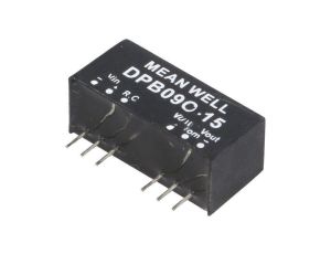 Przetwornica DC/DC, 9W, Uwej: 36...75 VDC, Uwyj: 15 VDC DPB09C-15