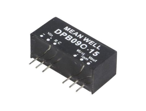 Przetwornica DC/DC, 9W, Uwej: 36...75 VDC, Uwyj: 15 VDC DPB09C-15