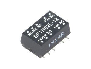 Przetwornica DC/DC, 2W, Uwej: 4,5...5,5 VDC, Uwyj: 12 VDC SFTN02L-12