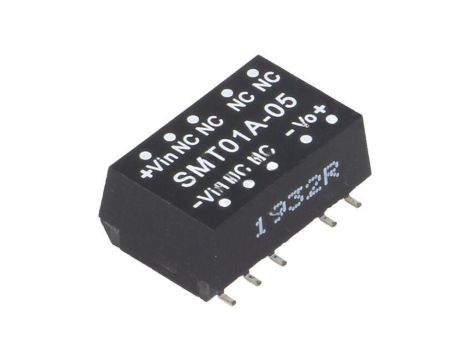 Przetwornica DC/DC, 1W, Uwej: 9...18 VDC, Uwyj: 5 VDC, Iwyj: 20...200mA SMT01A-05