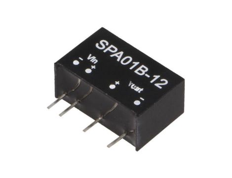 Przetwornica DC/DC, 1W, Uwej: 18...36 VDC, Uwyj: 12 VDC, Iwyj: 8...83mA SPA01B-12