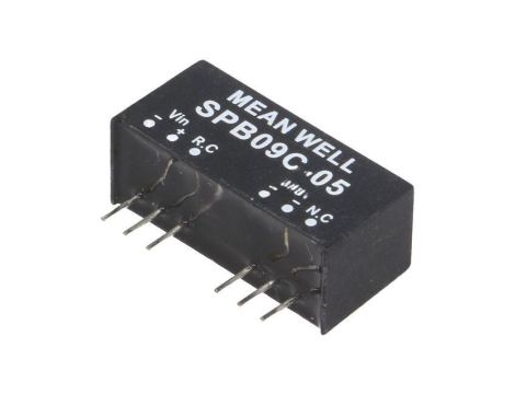 Przetwornica DC/DC, 9W, Uwej: 36...75 VDC, Uwyj: 5 VDC, Iwyj: 0...1600mA SPB09C-05