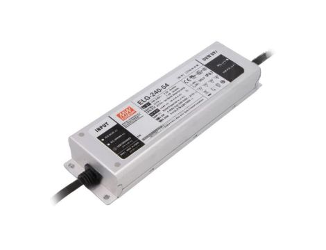 Zasilacz impulsowy DC, 240,3W, napięcie wyjściowe: 54 VDC, prąd wyjściowy: 4,45 A ELG-240-54