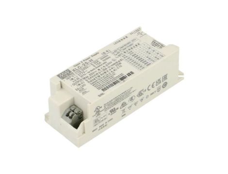 Zasilacz impulsowy DC, 25W, napięcie wyjściowe: 9...54 VDC, prąd wyjściowy: 300 mA...1,05 A XLC-25-H