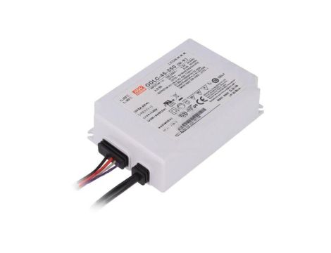 Zasilacz impulsowy DC, 33,25W, napięcie wyjściowe: 57...95 VDC, prąd wyjściowy: 350 mA ODLC-45-350