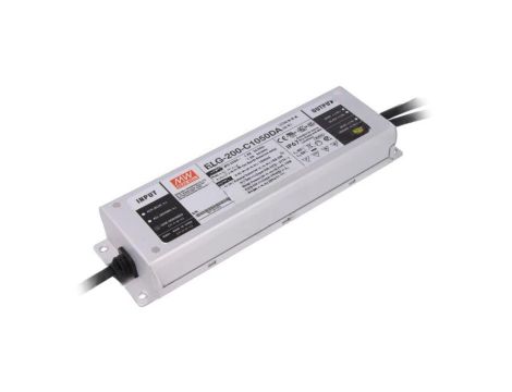 Zasilacz impulsowy DC, 200W, napięcie wyjściowe: 95...190 VDC, prąd wyjściowy: 1,05 A ELG-200-C1050DA