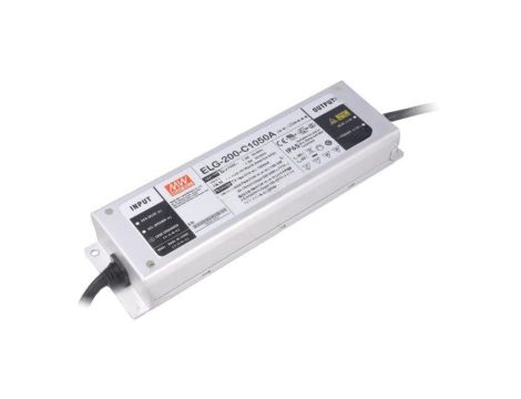 Zasilacz impulsowy DC, 200W, napięcie wyjściowe: 95...190 VDC, prąd wyjściowy: 525...1050 mA ELG-200-C1050A