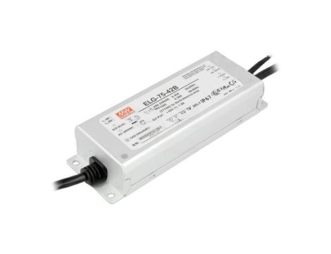 Zasilacz impulsowy DC, 75W, napięcie wyjściowe: 42 VDC, prąd wyjściowy: 1,8 A ELG-75-42B