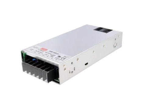 Zasilacz impulsowy do wbudowania,modułowy, 450W, napięcie wyjściowe: 5 VDC, prąd wyjściowy: 90 A HRP-450-5