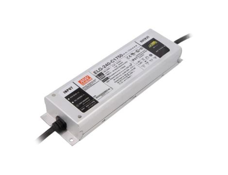 Zasilacz impulsowy DC, 239,75W, napięcie wyjściowe: 69...137 VDC, prąd wyjściowy: 1750 mA ELG-240-C1750