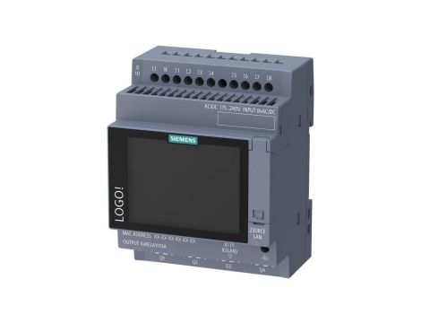 Moduł logiczny 230RCE z wyświetlaczem dotykowym 230V Ethernet MQTT 800 bloków LOGO! 9 6ED1052-1FB08-0BA3