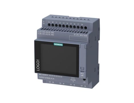 Moduł logiczny 24CE z wyświetlaczem dotykowym 24V wyjścia tranzystorowe Ethernet LOGO! 9 6ED1052-1CC08-0BA3