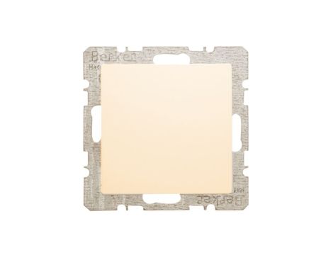 BERKER one.platform B.Kwadrat zaślepka mostek z/p kremowa 6710098982