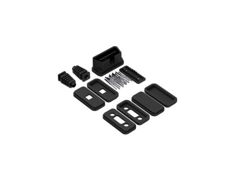 Złącze obd 24v w postaci zaślepki do obudów zobd i zobd mini wykonana z czarnego ABSu - ZOBD Cap Plug 24V ABS