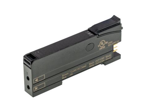 Wzmacniacz światłowodowy 10x32x75mm 12-24V DC PNP NC/NO złącze wtykowe 3-stykowe IP40 tworzywo sztuczne OL110340