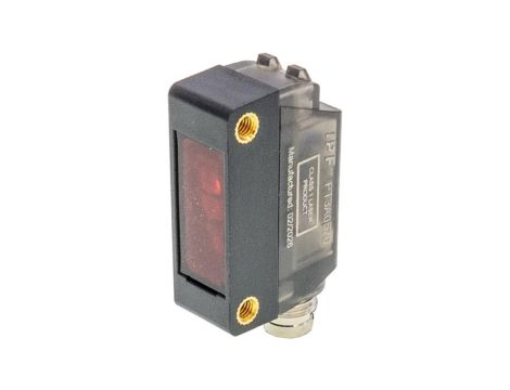 Czujnik laserowy przycisk 38x21x11mm Sn: 2500 10-30V DC 1x PNP+NPN NC/NO IO-Link złącze wtykowe M8 4-pin IP67 PT3A0576