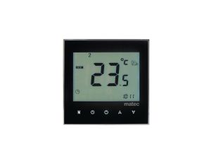 Regulator temperatury podtynkowy - programowalny TYP RTD-02 czarny MTC10000292-WUN