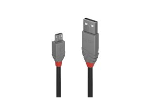 Kabel USB 2.0 typu A do Micro-B o długości 1 m, Anthra Line