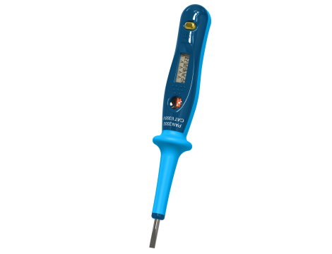 Tester fazy PAN 2000 z wyświetlaczem LCD 12-250V AC,12-48 V DC  NVC - 2