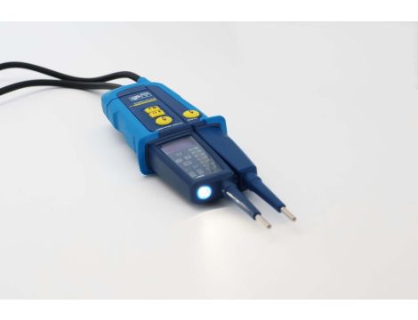 Tester napięcia / ciągłości PANMV-1000AD LED + LCD 12-1000 V AC/DC kolejnośc faz RCD 30mA dokręcane końcówki - 2