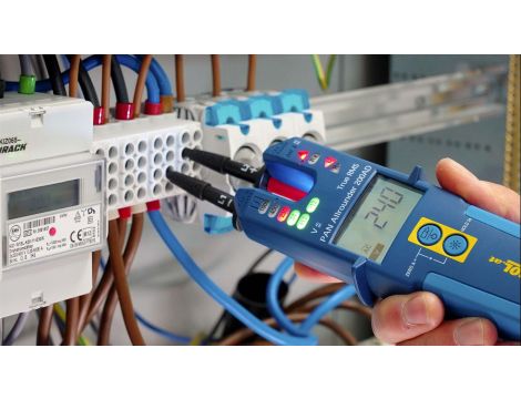 Tester prądu / napięcia LED + LCD 200A AC/DC cęgi otwarte True RMS - 4