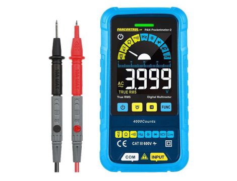 Multimetr kieszonkowy PAN POCKETMETER-2 True RMS CAT III 600 V - 7