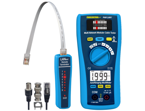 Multimetr cyfrowy Tester LAN PAN LAN1 CAT III 300 V / CAT II 600 V