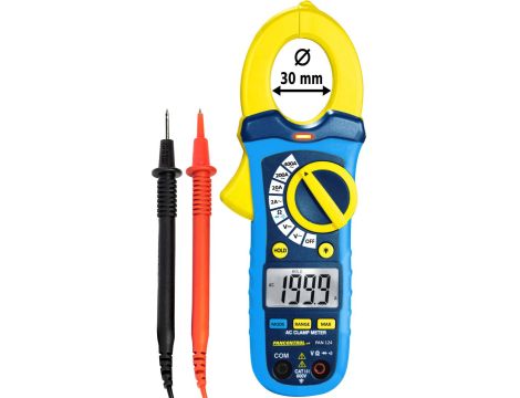 Cyfrowe cęgi prądowe PAN 124 400 A AC CAT III 600 V  o = 30 mm - 2