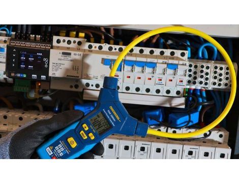 Elastyczne cęgi prądowe PAN 3000A+3000 A AC True RMS CAT IV 600 V  o = 160 mm - 4