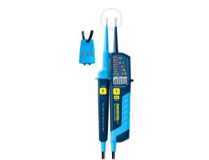 Tester napięcia i ciągłości obwodu PAN SOLARCHECK 1500V LED i LCD - 1000 V AC / 1500 V DC / wskaźnik kolejności faz /  test  (RCD) 30 mA
