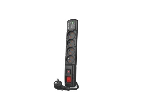 Listwa zasilająca ACAR F4 USB A+C 1.5M 4X 230V PL PD 3.0 QC czarna W2439