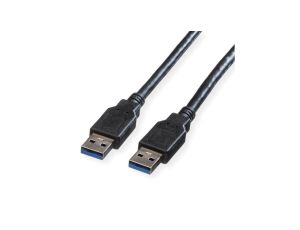 Kabel ROLINE USB 3.2 Gen 1, typ A-A, czarny, 1,8 m