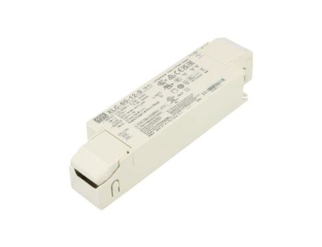 Zasilacz impulsowy DC, 60W, napięcie wyjściowe: 12 VDC, prąd wyjściowy: 0...5 A XLC-60-12-S