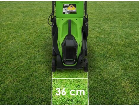 40V Kosiarka akumulatorowa 35cm Greenworks LM3604A1 - 9