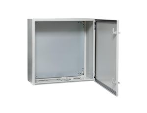 Obudowa metalowa 800x800x250 IP 65 IK10 RAL 7035 z płytą montażową stalową GEP-00184