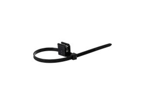 Opaski zaciskowe czarne z klipsem do PV UV EC5-4.8*280-100 szt GEP-00212