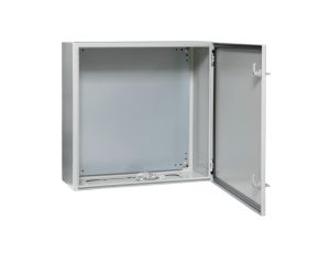 Obudowa metalowa 1000x1000x300 IP65 IK10 RAL 7035 z płytą montażową stalową GEP-00016