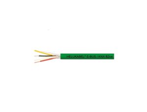 Kabel transmisyjny E-BUS 2x2x0,8mm do magistrali instalacyjnej EIB KNX zielony 150V ekranowany bezhalogenowy B2ca drut /500m/
