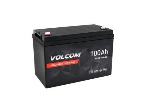 Akumulator AGM do zasilacza UPS 12V 100Ah bezobsługowy (śruba M8) VOLCOM