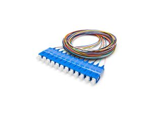 Pigtail światłowodowy SM SC/UPC G657A2 bezhalogenowy LSOH kolorowy 2m 12szt NEKU