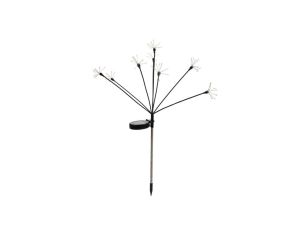 2x Lampa Solarna Ogrodowa LED LUMILED ALISMA Wbijana Zewnętrzna 70cm 2700K IP44