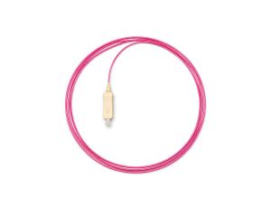Pigtail światłowodowy MM SC/UPC OM4 bezhalogenowy LSOH magenta 2m NEKU