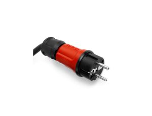 Przedłużacz elektryczny Kabel zasilający budowlany gumowy OnPD 3x1,5mm2 (wtyk / 4 gniazda) 16A IP44 czarny 15m Doktorvolt