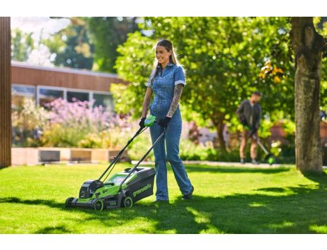 24V kosiarka 33 cm Greenworks MO24L411-01 zestaw ładowarka + aku 4 Ah - 4