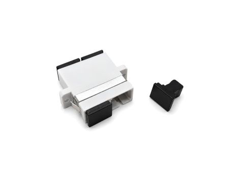 Adapter światłowodowy MM SC/UPC-SC/UPC duplex OM2 szary NEKU