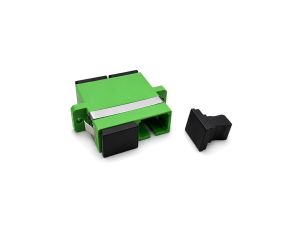 Adapter światłowodowy SM SC/APC-SC/APC duplex OS2 zielony NEKU