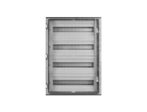 Rozdzielnica hermetyczna natynkowa 4x21 modułów IP65 ABS (400V) 500x700x250mm szara z przezroczystymi drzwiami NEKU